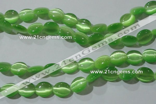 CCT704 15 inches 10*12mm oval cats eye beads wholesale