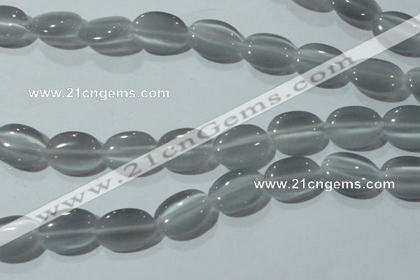 CCT721 15 inches 10*14mm oval cats eye beads wholesale