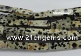 CCU511 15.5 inches 4*13mm cuboid dalmatian jasper beads wholesale