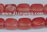 CCY152 15.5 inches 11*15mm cuboid cherry quartz beads wholesale