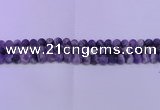CDA355 15.5 inches 14mm round matte dogtooth amethyst beads