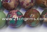 CDE1059 15.5 inches 12mm round sea sediment jasper beads wholesale