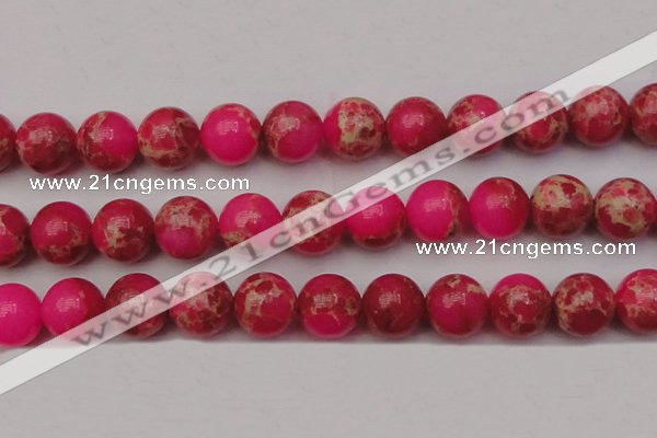CDE2020 15.5 inches 22mm round dyed sea sediment jasper beads