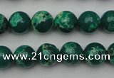 CDE2079 15.5 inches 8mm round dyed sea sediment jasper beads