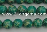 CDE2243 15.5 inches 6mm round dyed sea sediment jasper beads