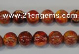 CDE493 15.5 inches 10mm round dyed sea sediment jasper beads
