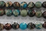 CDE802 15.5 inches 8mm round dyed sea sediment jasper beads wholesale