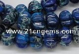 CDI59 16 inches 10*14mm pumpkin dyed imperial jasper beads wholesale