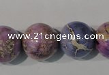 CDI698 15.5 inches 18mm round dyed imperial jasper beads