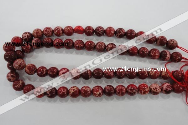 CDI824 15.5 inches 12mm round dyed imperial jasper beads wholesale