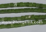 CDJ109 15.5 inches 4*4mm cube Canadian jade beads wholesale