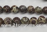 CDM04 15.5 inches 10mm round African dalmatian jasper beads