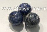 CDN1068 30mm round sodalite decorations wholesale