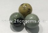 CDN1156 30mm round jasper decorations wholesale
