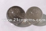 CDN1201 40mm round smoky quartz decorations wholesale