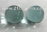 CDN1228 40mm round glass decorations wholesale