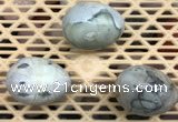 CDN318 30*40mm egg-shaped picasso jasper decorations wholesale