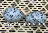 CDN349 35*50mm egg-shaped sesame jasper decorations wholesale