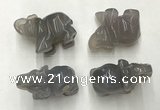 CDN386 20*40*30mm elephant grey agate decorations wholesale