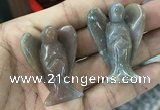 CDN476 30*40mm angel Indian agate decorations wholesale