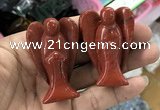 CDN498 35*50mm angel red jasper decorations wholesale