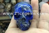 CDN560 35*50*40mm skull lapis lazuli decorations wholesale