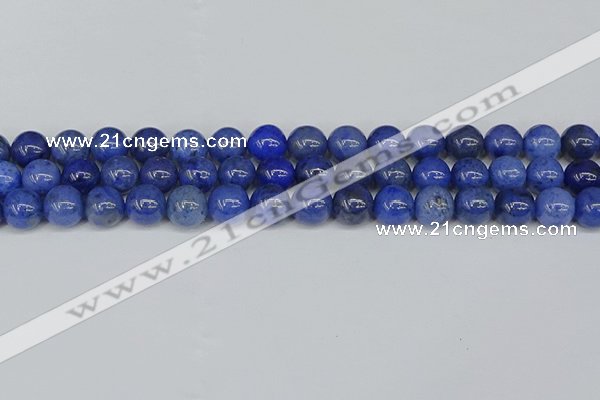 CDU343 15.5 inches 10mm round blue dumortierite beads wholesale