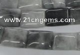 CEE210 15.5 inches 12*16mm rectangle eagle eye jasper beads