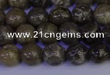 CFC212 15.5 inches 8mm round grey fossil coral beads wholesale