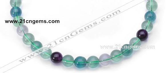 CFL08 20mm round AA grade natural fluorite beads Wholesale