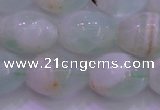CFL1204 15.5 inches 12*16mm rice green fluorite gemstone beads