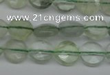 CFL131 15.5 inches 8mm faceted coin green fluorite beads