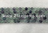 CFL1451 15.5 inches 6mm round fluorite beads wholesale