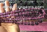 CFL1504 15.5 inches 6mm - 14mm round rainbow fluorite gemstone beads