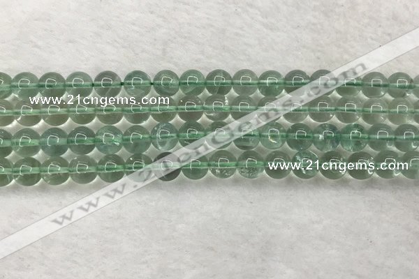 CFL1523 15.5 inches 8mm round green fluorite gemstone beads