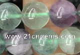 CFL926 15.5 inches 10mm round fluorite beads wholesale