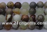 CFW10 15.5 inches 4mm round flower jade beads wholesale