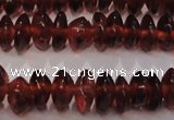 CGA380 15 inches 2*4mm rondelle natural red garnet beads wholesale
