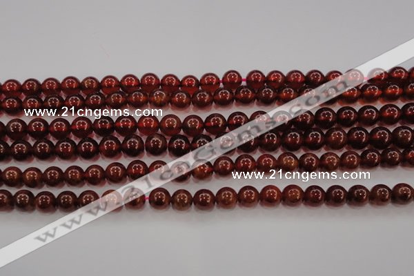CGA602 15.5 inches 8mm A grade round natural orange garnet beads