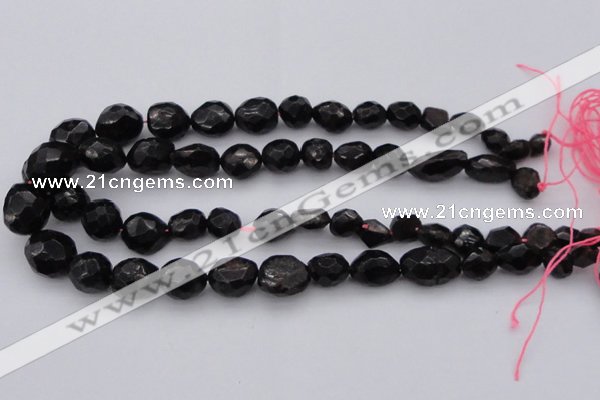 CGA658 15.5 inches 8*10mm - 15*18mm faceted nuggets red garnet beads