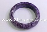 CGB2585 Inner diameter 60mm fashion charoite gemstone bracelet