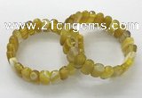 CGB3101 7.5 inches 8*15mm oval agate gemstone bracelets