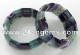 CGB3190 7.5 inches 15*25mm rectangle agate bracelets wholesale