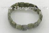 CGB3431 7.5 inches 12*15mm faceted rectangle labradorite bracelets