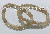 CGB4056 7.5 inches 7mm round moonstone beaded bracelets