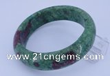 CGB470 Inner diameter 60mm fashion dyed ruby zoisite gemstone bangle