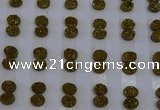 CGC150 8*10mm oval druzy quartz cabochons wholesale