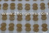CGC161 10*14mm oval druzy quartz cabochons wholesale