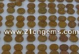 CGC170 12*16mm oval druzy quartz cabochons wholesale