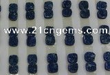 CGC213 10*10mm square druzy quartz cabochons wholesale